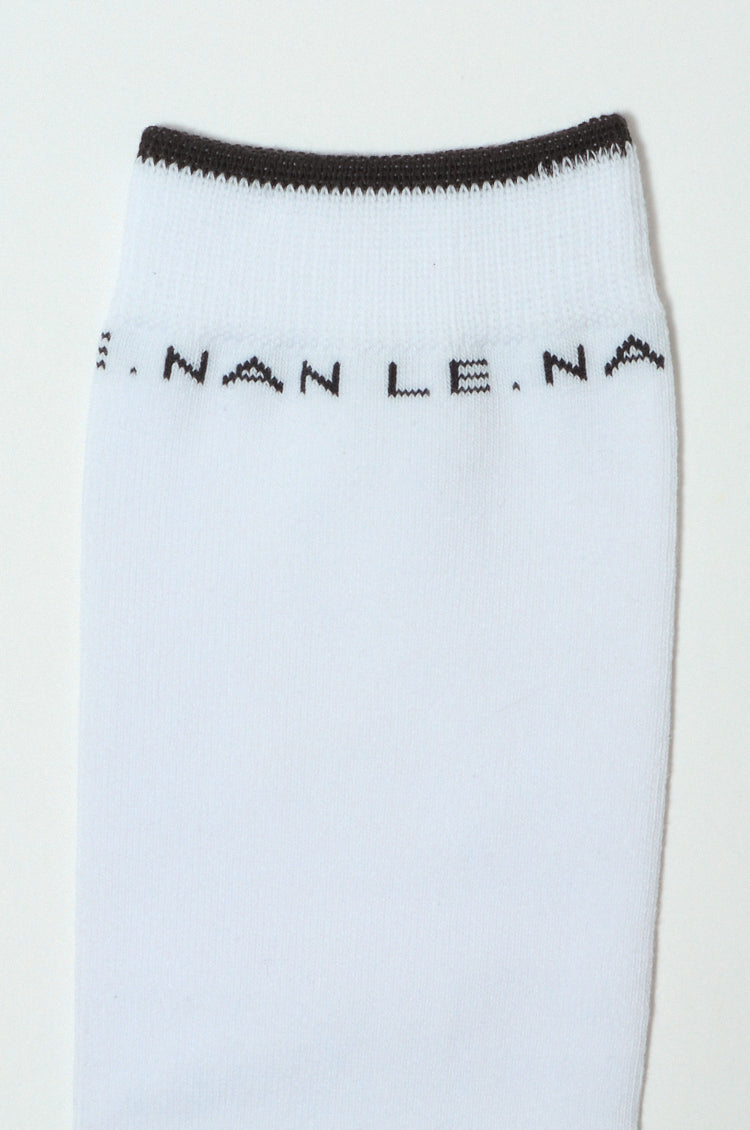 High socks / White