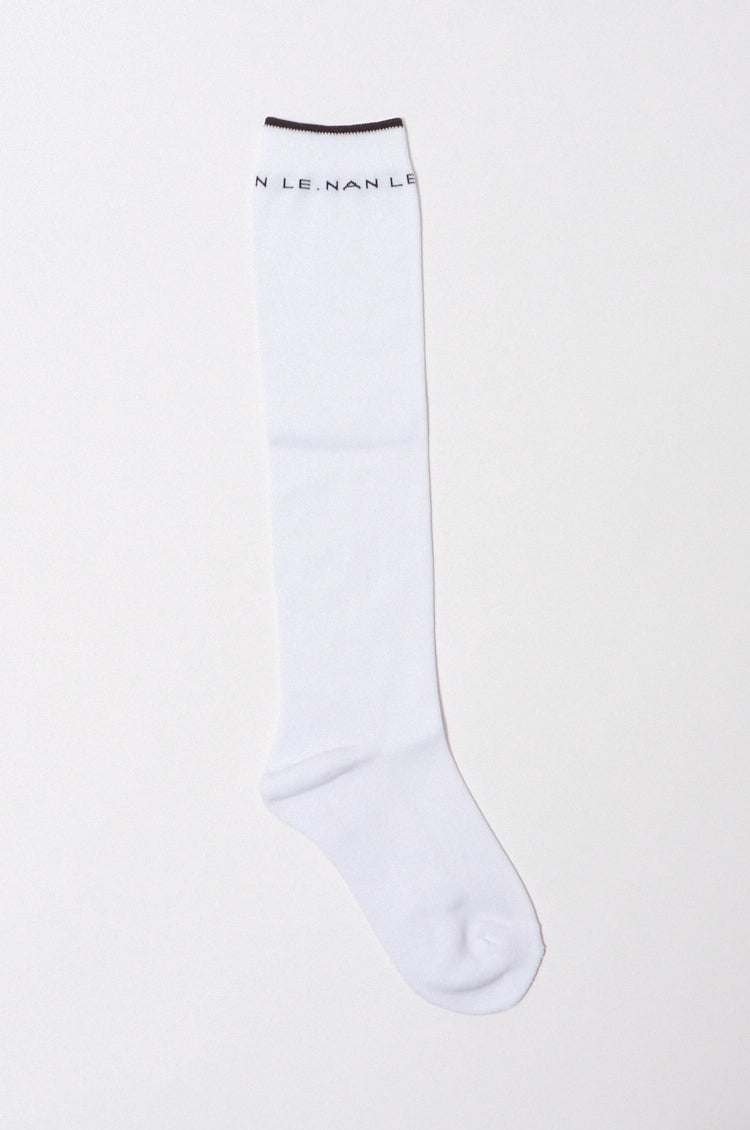 High socks / White