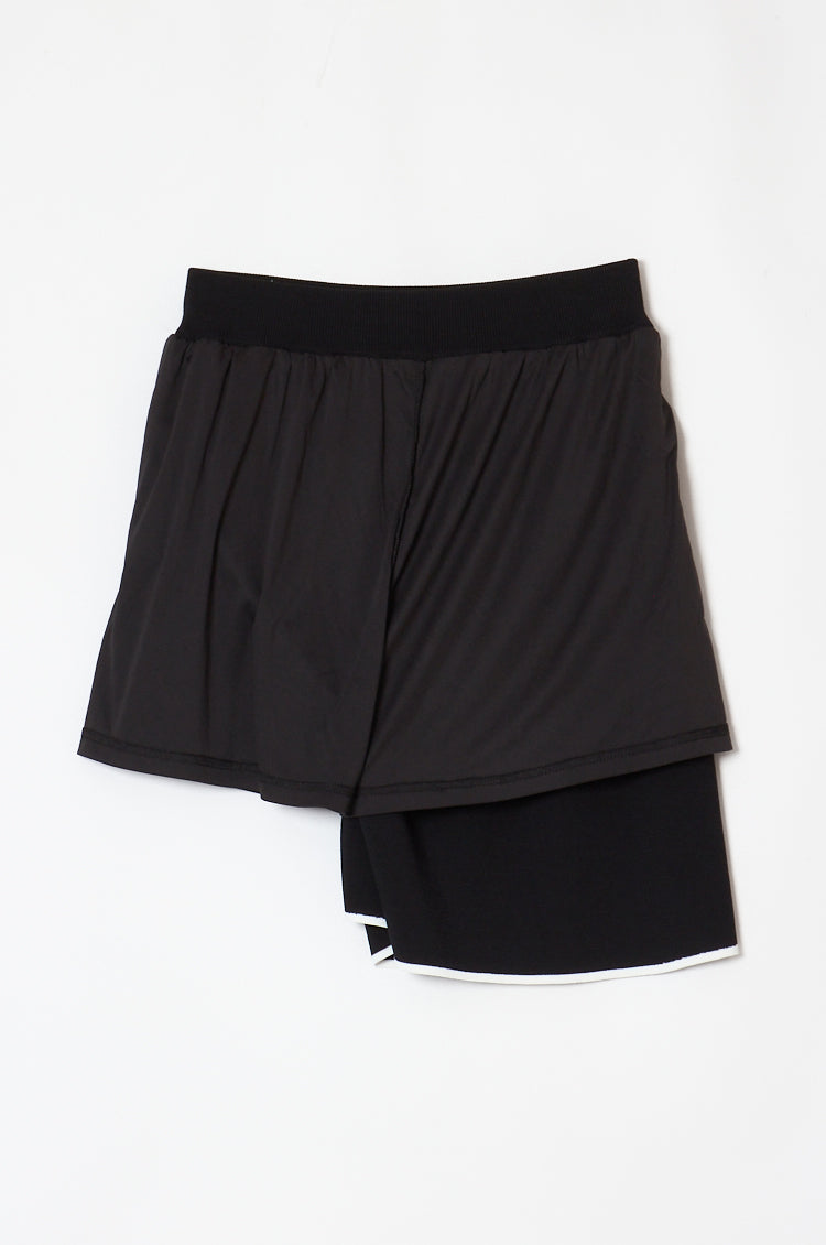 Classic Line Knit Skirt Black