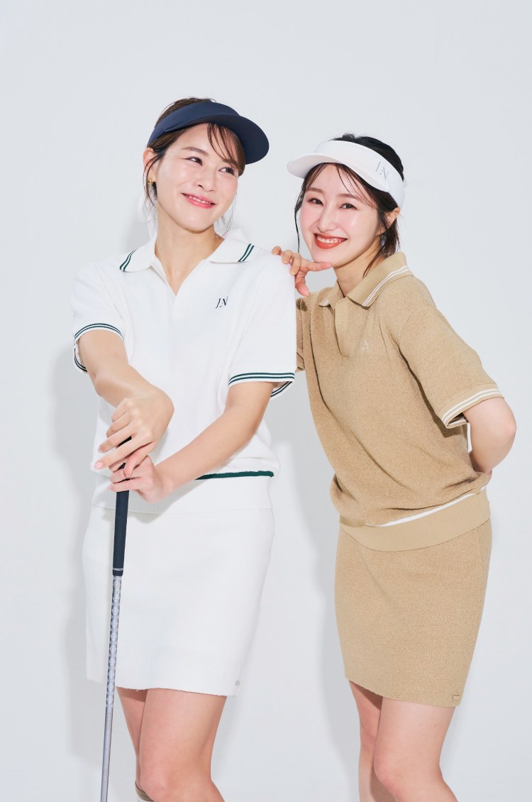 Terry Pique Skirt White