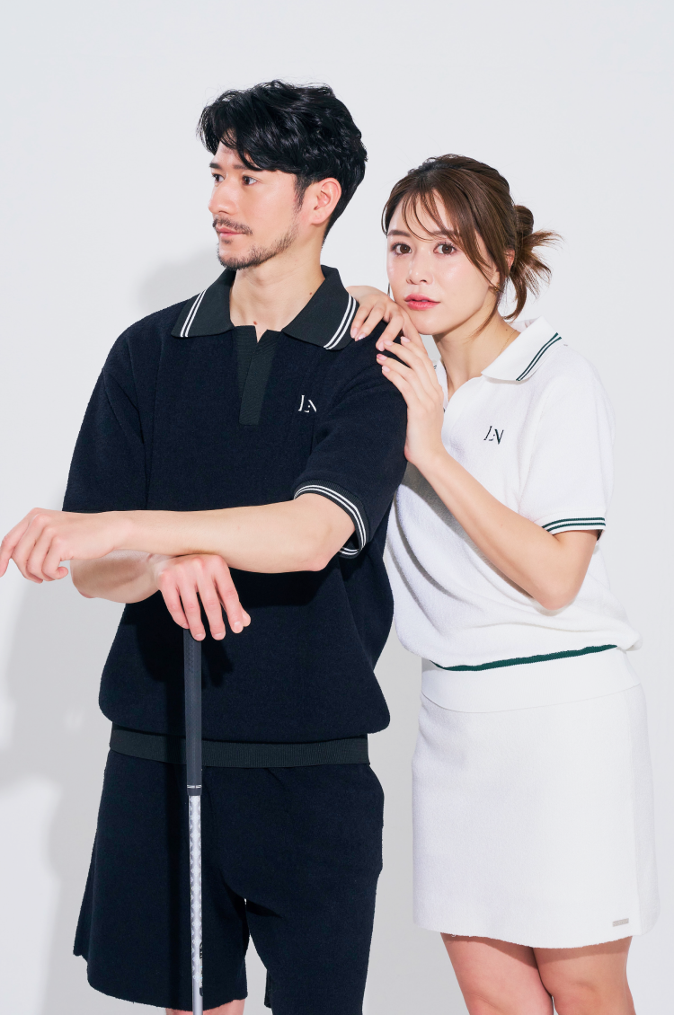 Unisex Terry Pique Polo White