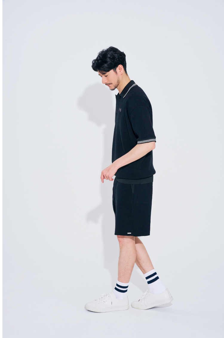 Unisex Terry Pique Polo White