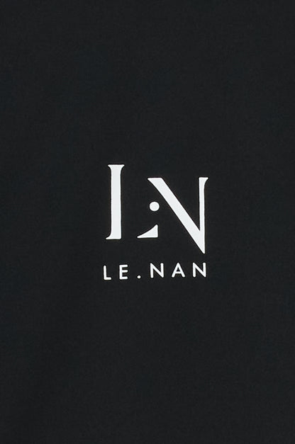 Logo Tape Mock-neck Side line / 2Color
