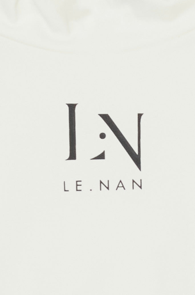 Logo Tape Mock-neck Side line / 2Color