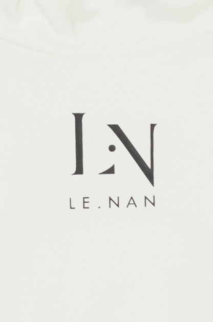 Logo Tape Mock-neck Side line / 2Color