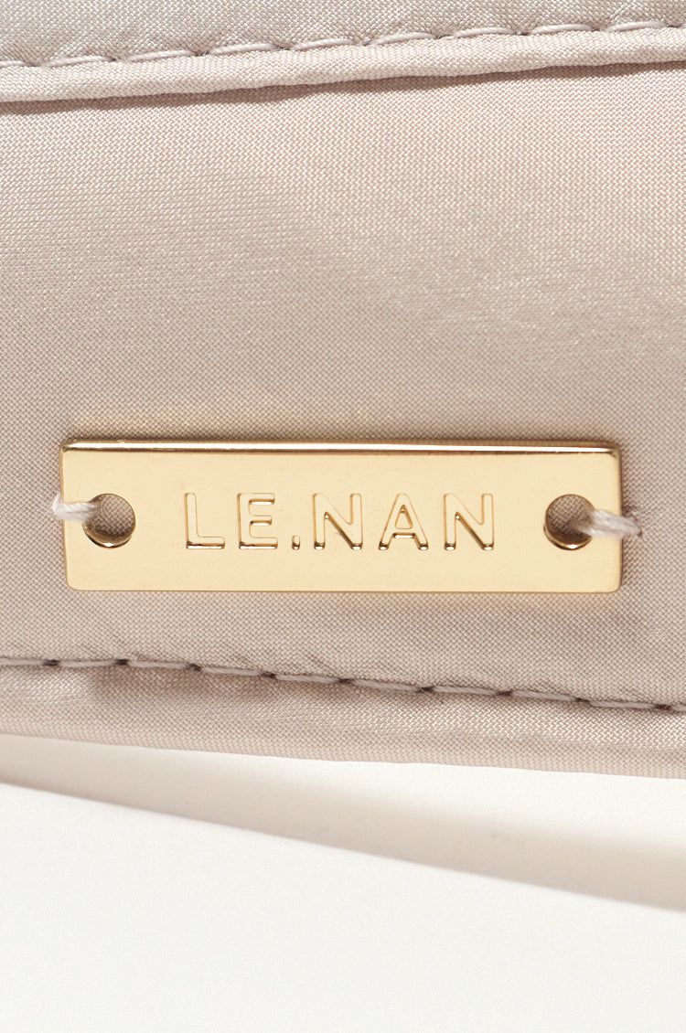 Logo ribbon sunvisor  Beige × Ivory