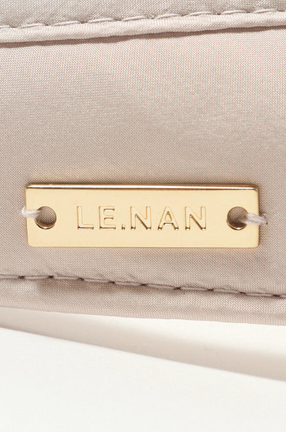 Logo ribbon sunvisor  Beige × Ivory