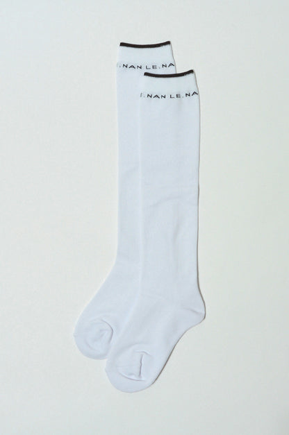 High socks / White