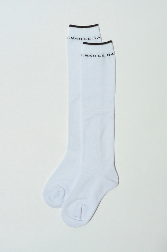 High socks / White