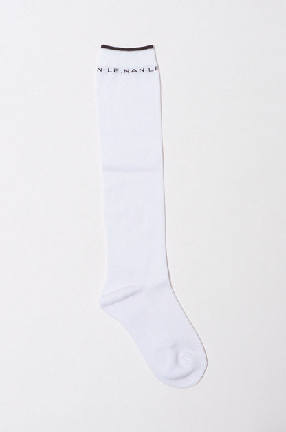 High socks / White