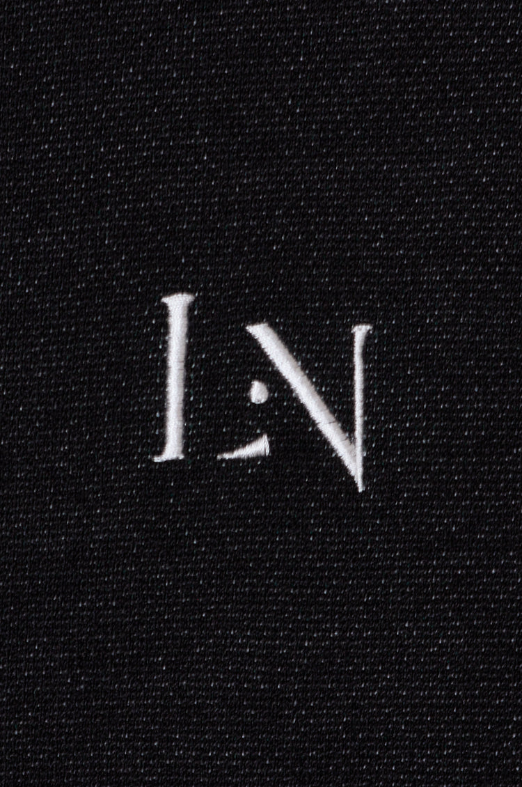 Line Knit Shirt Black