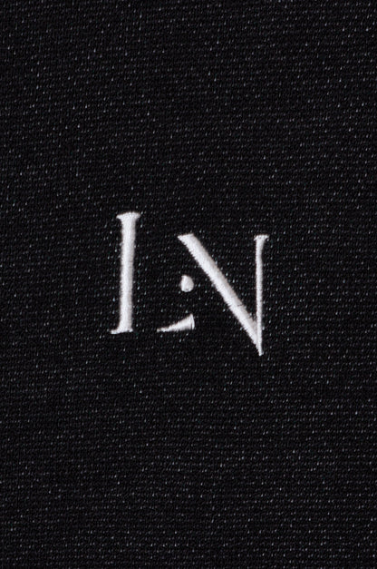 Line Knit Shirt Black