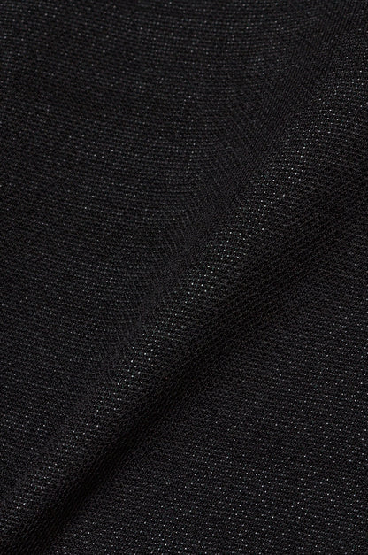 Line Knit Shirt Black