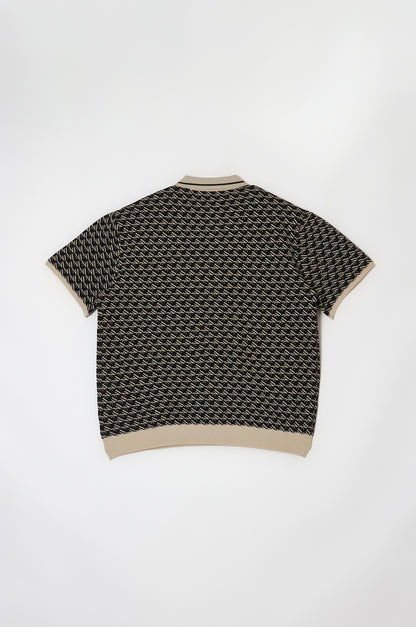 Logo Zip Top Black