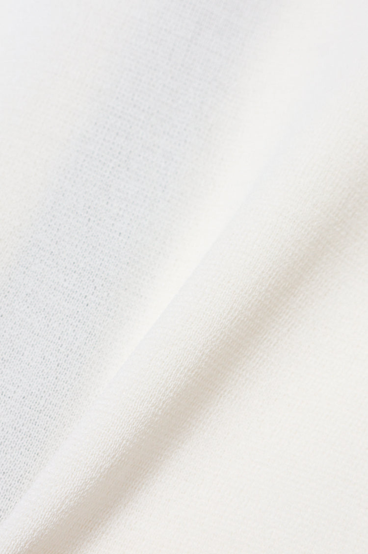 Classic Line Knit Cardigan White