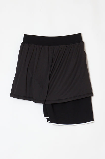 Classic Line Knit Skirt Black