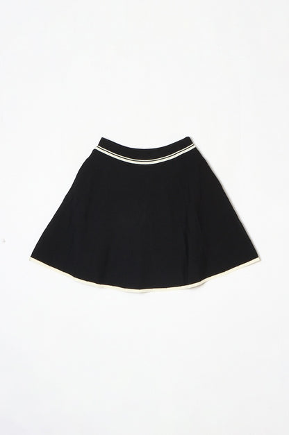 Urban Knit Flare Skirt Black