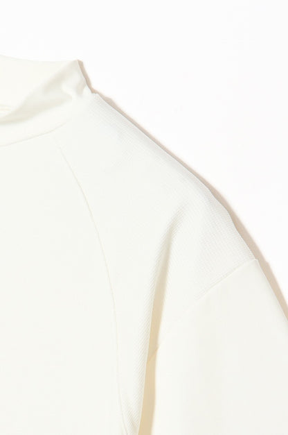 Logo Tape Mock-neck Side line / 2Color