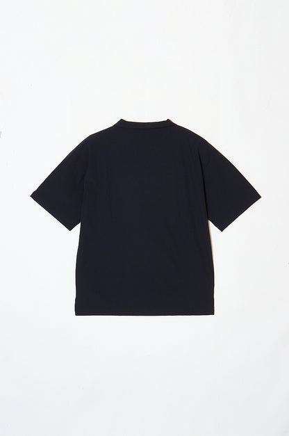 Mens Relax Open Collar Shirt NAVY