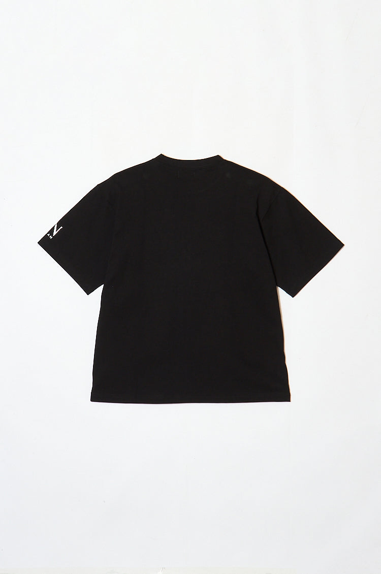 Short Sleeve Silicone Logo T-shirt / Sleeve Print / 2Colors