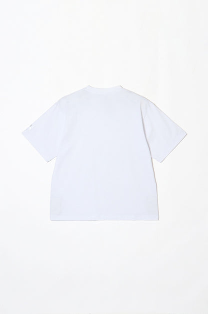 Short Sleeve Silicone Logo T-shirt / Sleeve Print / 2Colors