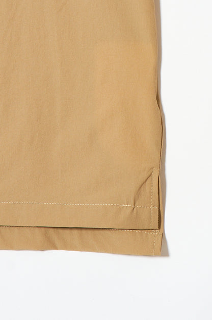 Mens Relax Open Collar Shirt BEIGE