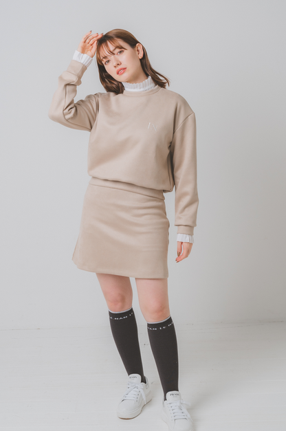 Long sleeve pullover Beige