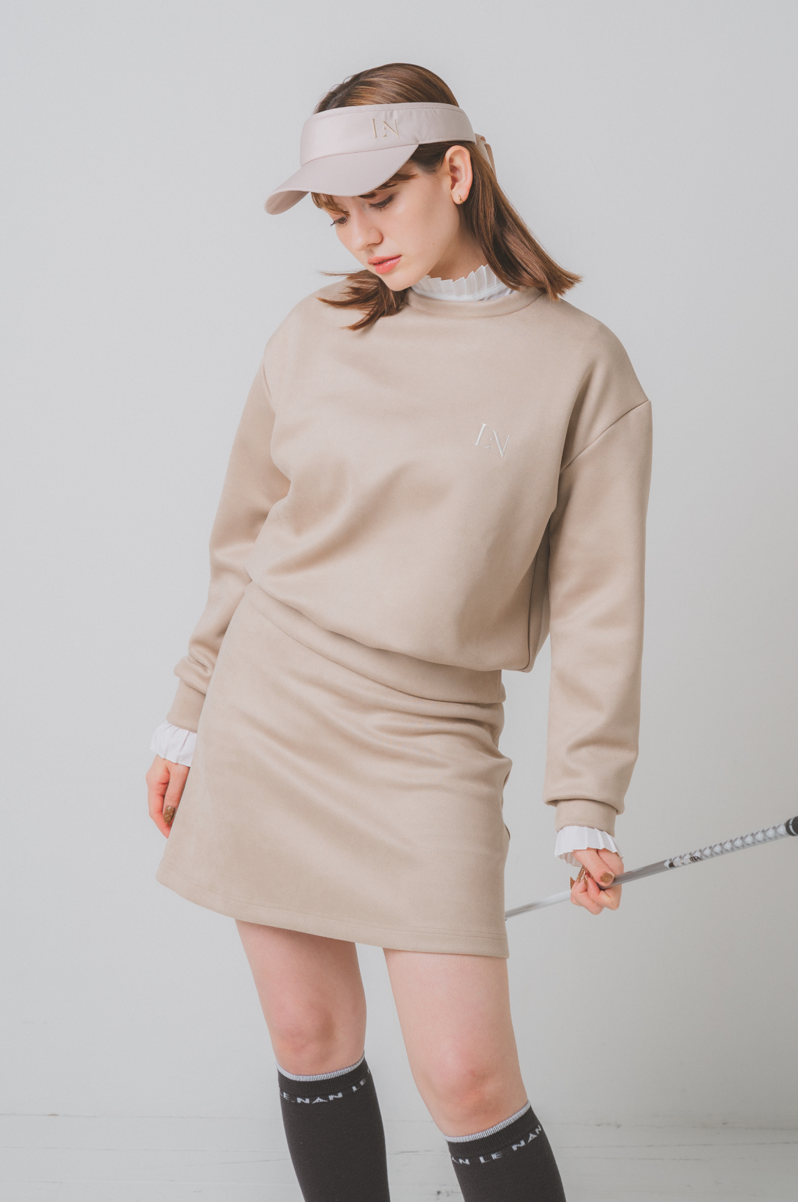 Long sleeve pullover Beige