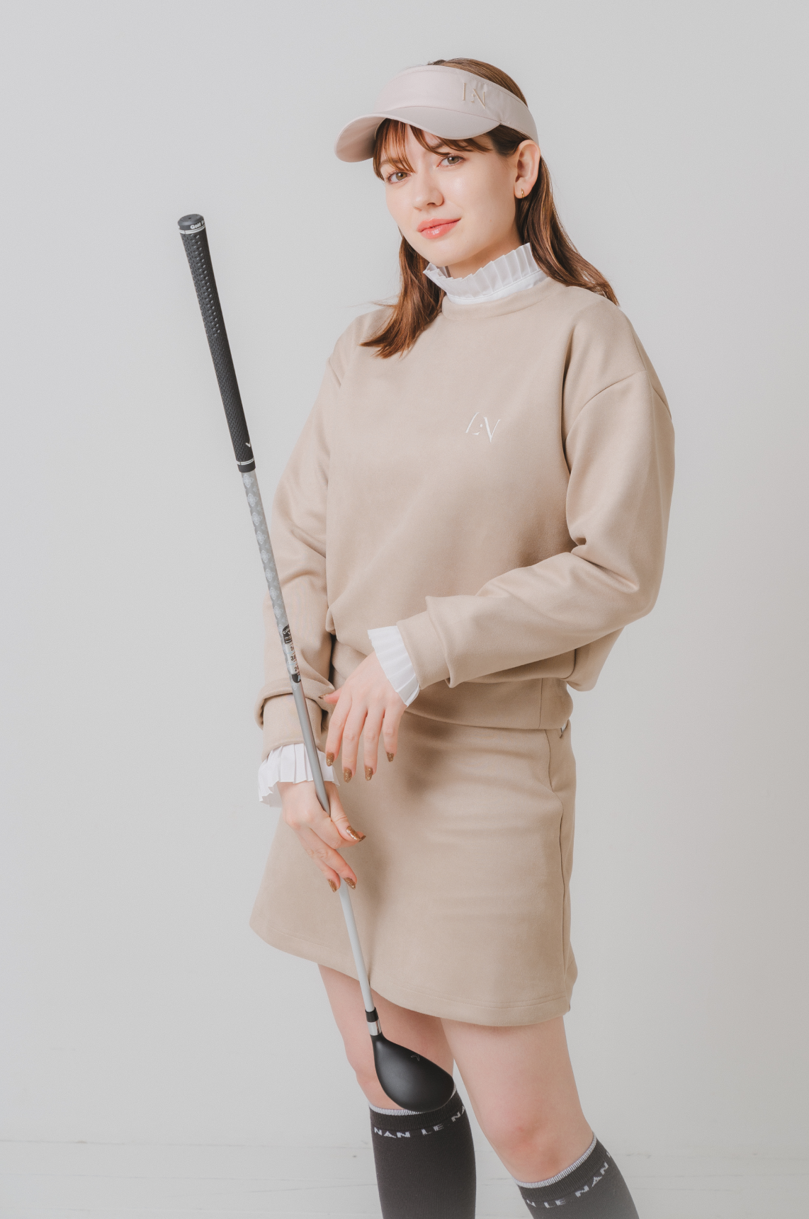 Long sleeve pullover Beige