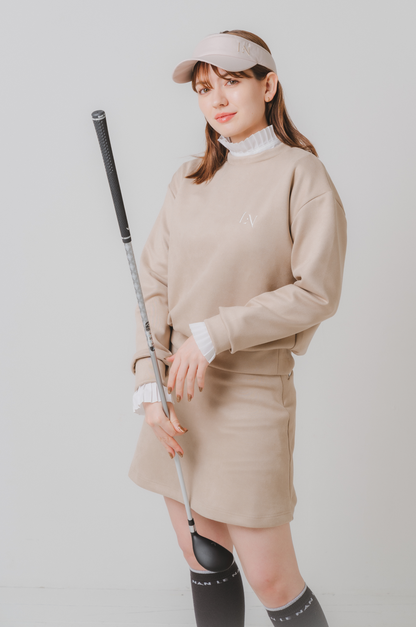 Long sleeve pullover Beige